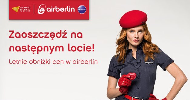 PRZEGLĄD PROMOCJI: letnie obniżki cen lotów AirBerlin z Polski
