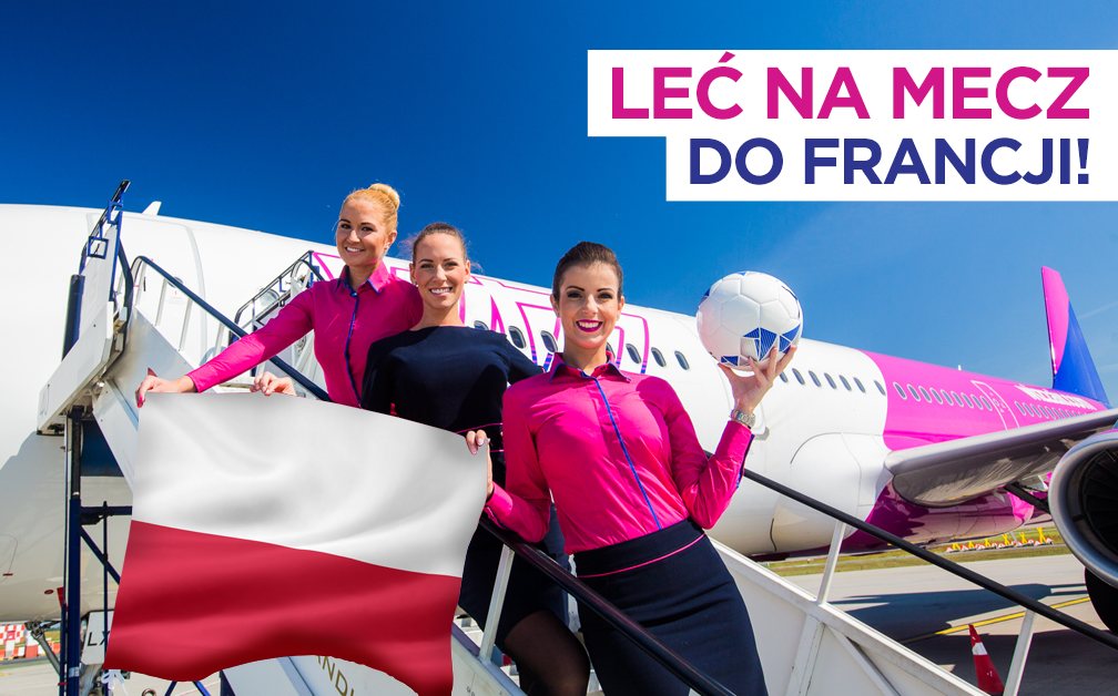 Wizz Air oferuje specjalny lot na mecz Polska – Szwajcaria [EURO 2016]