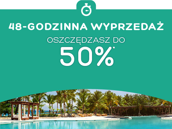 Wyprzedaż noclegów z rabatem do 50% [hotels.com]