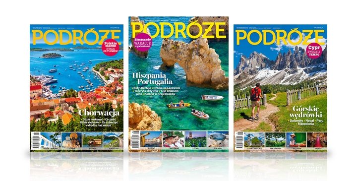 “Podróże”: kwartalna prenumerata za 15 PLN (przesyłka gratis)