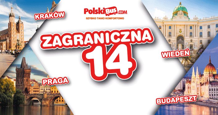 PolskiBus: zagranica już za… 14 PLN* (kod rabatowy)