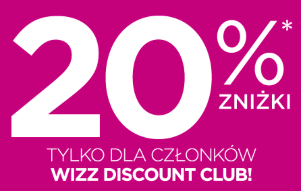 Dwa dni promocji Wizz Air z biletami tańszymi do 20%
