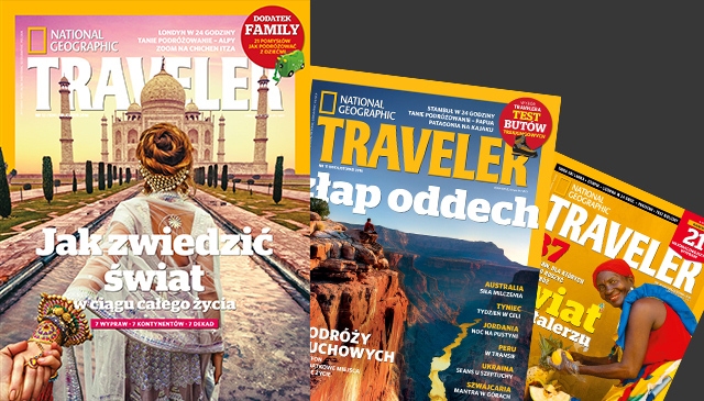 Roczna prenumerata National Geographic Traveler w promocyjnej cenie!