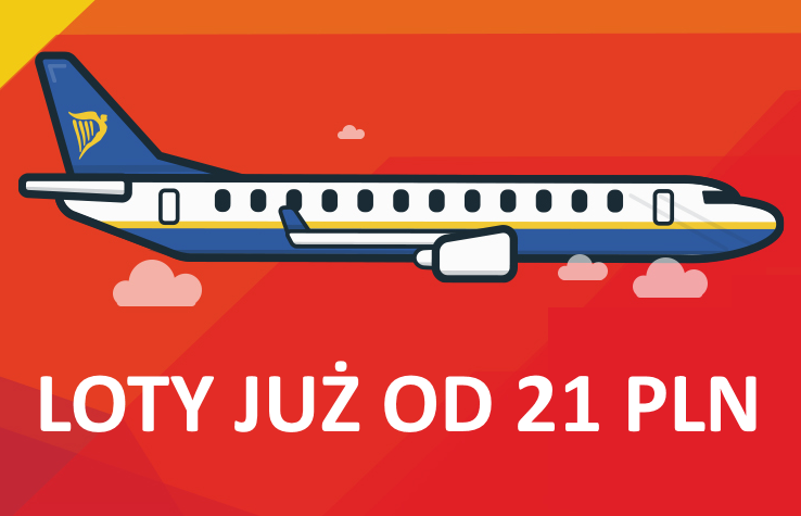 W wakacje – tanie loty krajowe – już od 21 PLN w każdą stronę!