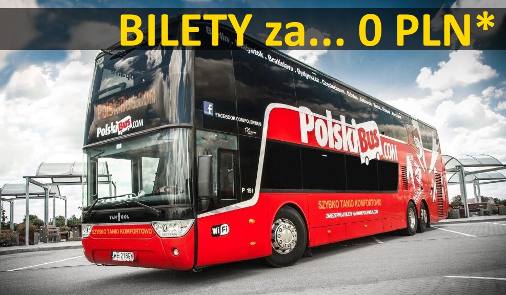 PolskiBus: dzieci jadą za darmo* (np. na zimowe ferie!)