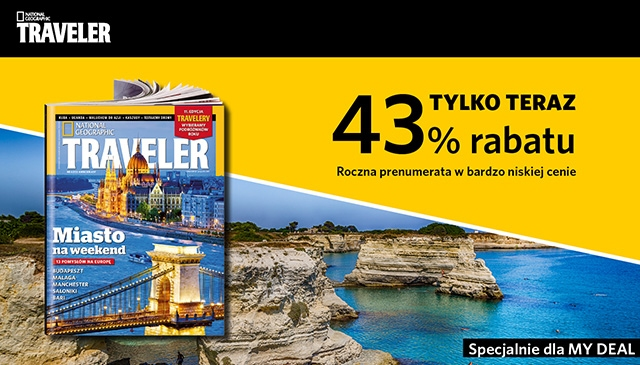 Roczna prenumerata NG Traveler (ostatnie dni promocji)