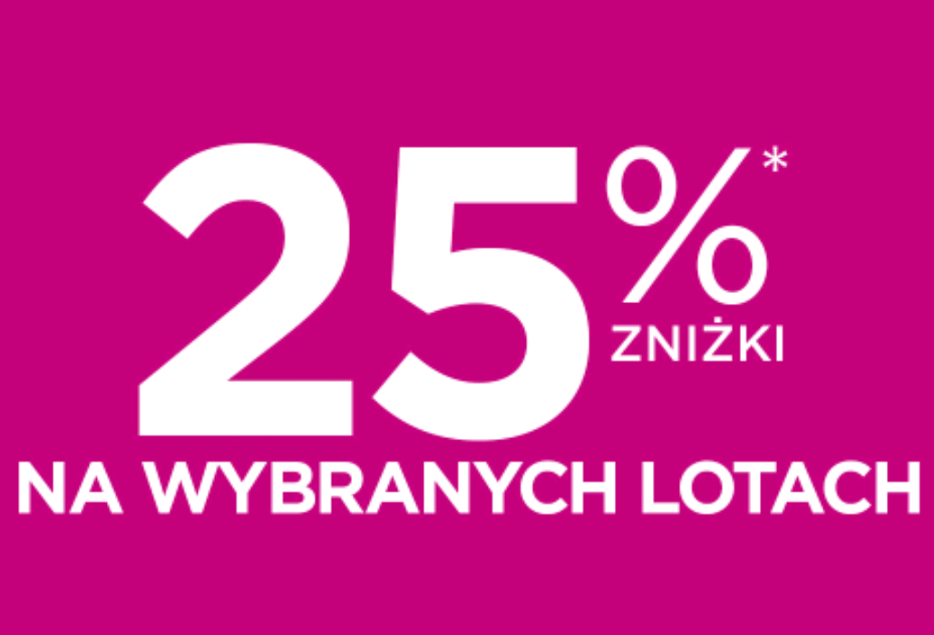 Wizz Air: do 25% rabatu na wybrane loty (pół miliona biletów!)