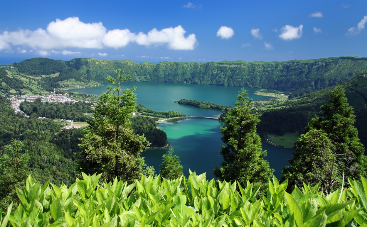 azory Viewpoint at Sao Miguel (Azores islands)