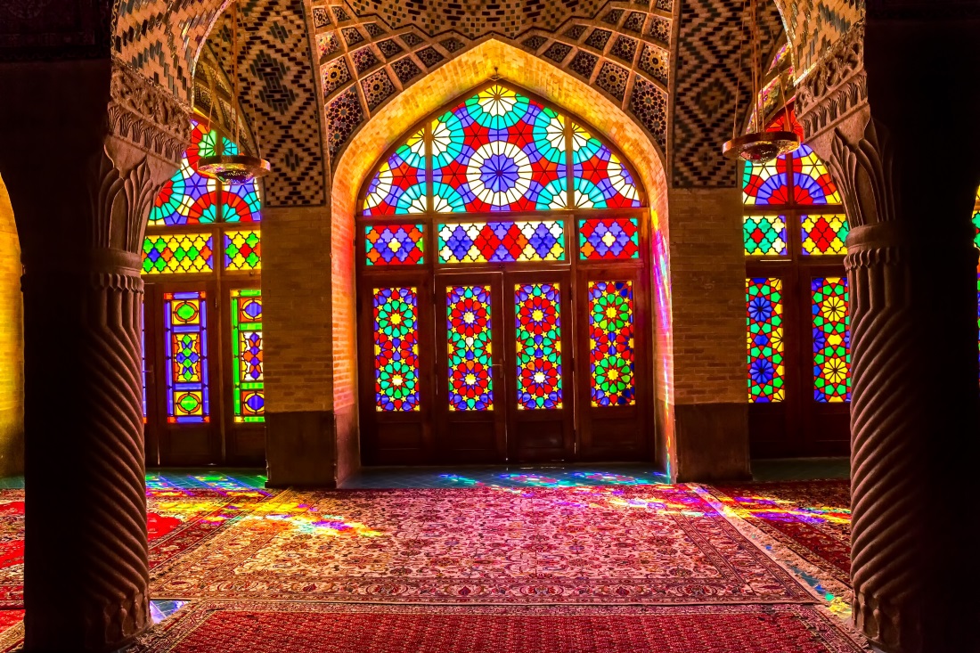 iran Nasir Al-Mulk Mosque interior