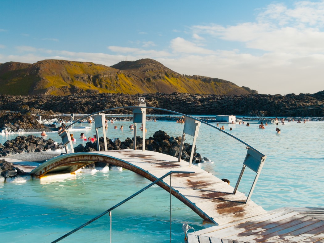 islandia Blue Lagoon geothermal bath resort