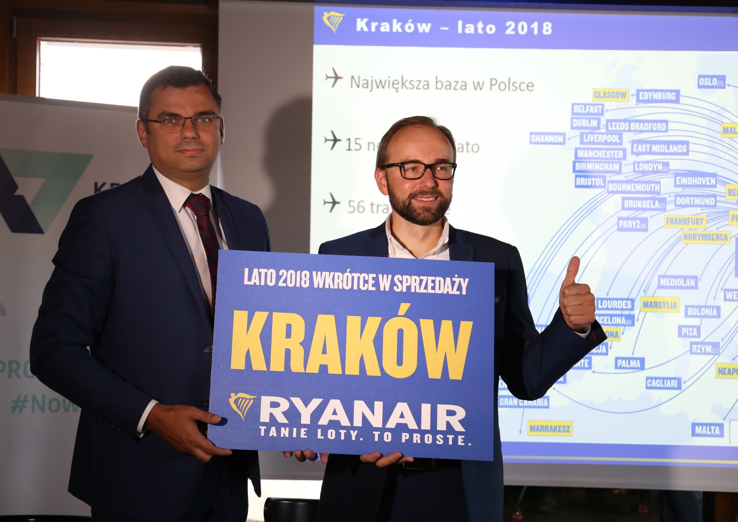 Ryanair: aż 15 nowych połączeń w sezonie letnim (z Krakowa)