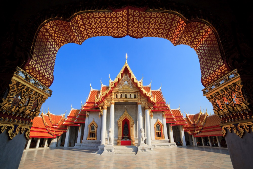 The Marble Temple(Wat Benchamabophit ), Bangkok, Thailand