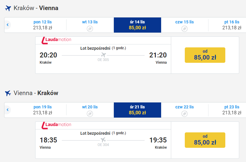 Nowa Trasa Z Polski. Bilety Na Loty Laudamotion Już W Sprzedaży ...