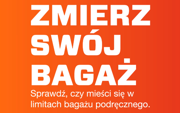 Telefonem sprawdzisz czy zmieścisz się w limitach bagażu podręcznego