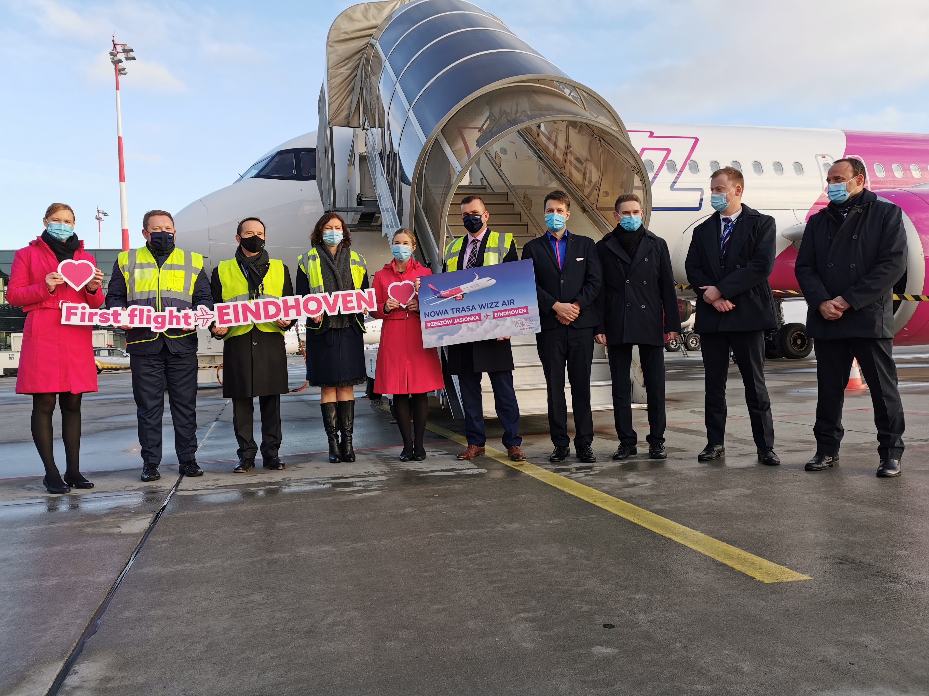 Wizz Air: start połączenia z Rzeszowa do Eindhoven