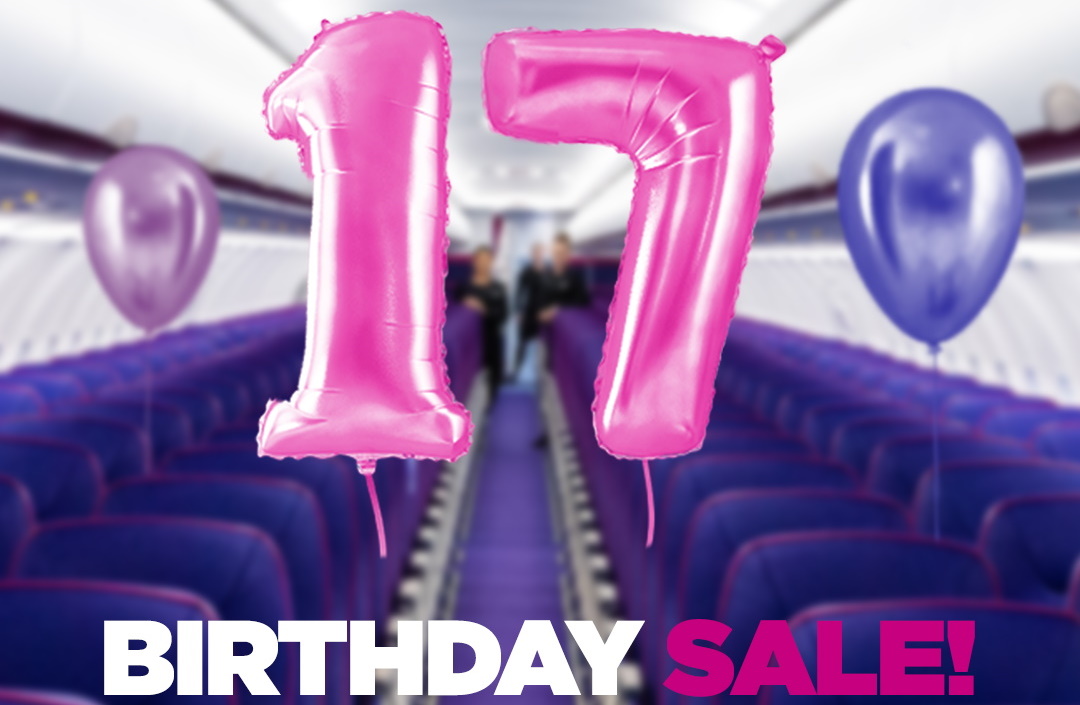 Urodziny Wizz Air = promocja. Takiego rabatu jeszcze nie było!