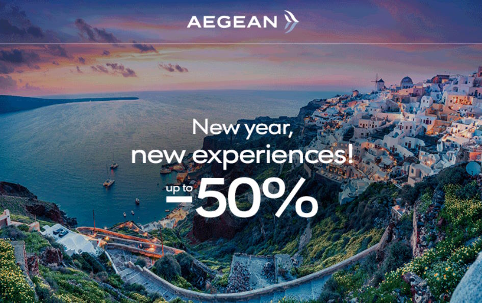 Aegean Airlines: styczniowa obniżka ceny lotów!