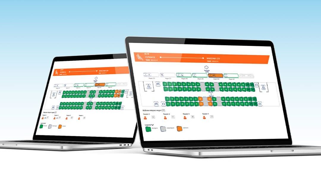 PKP Intercity wprowadza pilotażowo graficzną rezerwację miejsc w składach wagonowych
