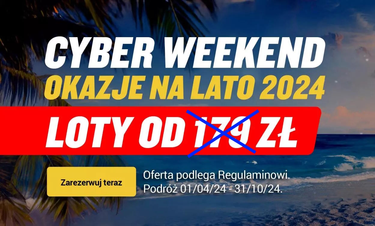 Ryanair: oferta first minute na sezon letni 2024