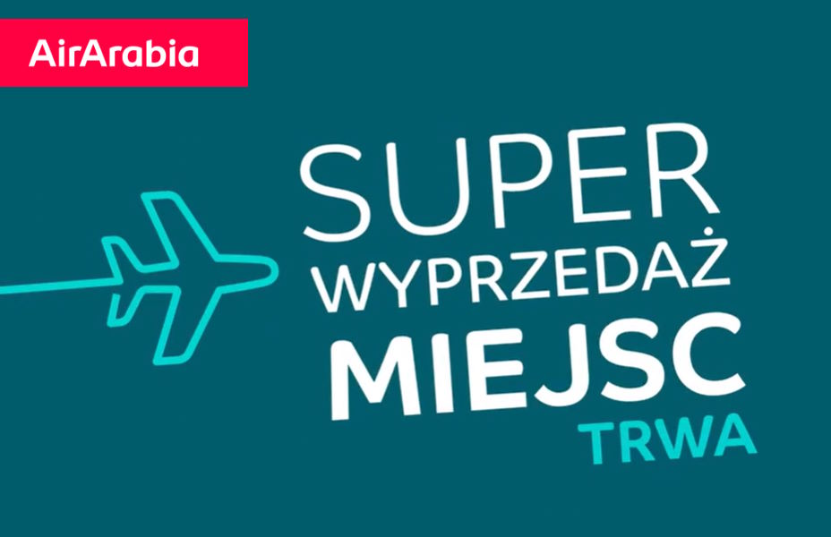 AirArabia: nowa promocja i super ceny lotów z Polski