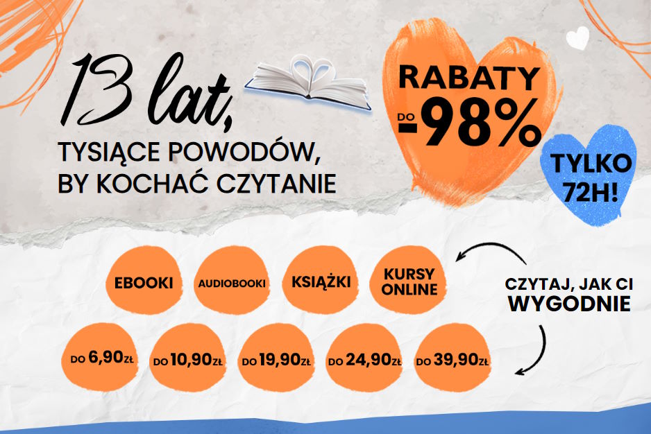 13 urodziny ebookpoint. Przewodniki, książki turystyczne i inne już od 0,90 PLN!