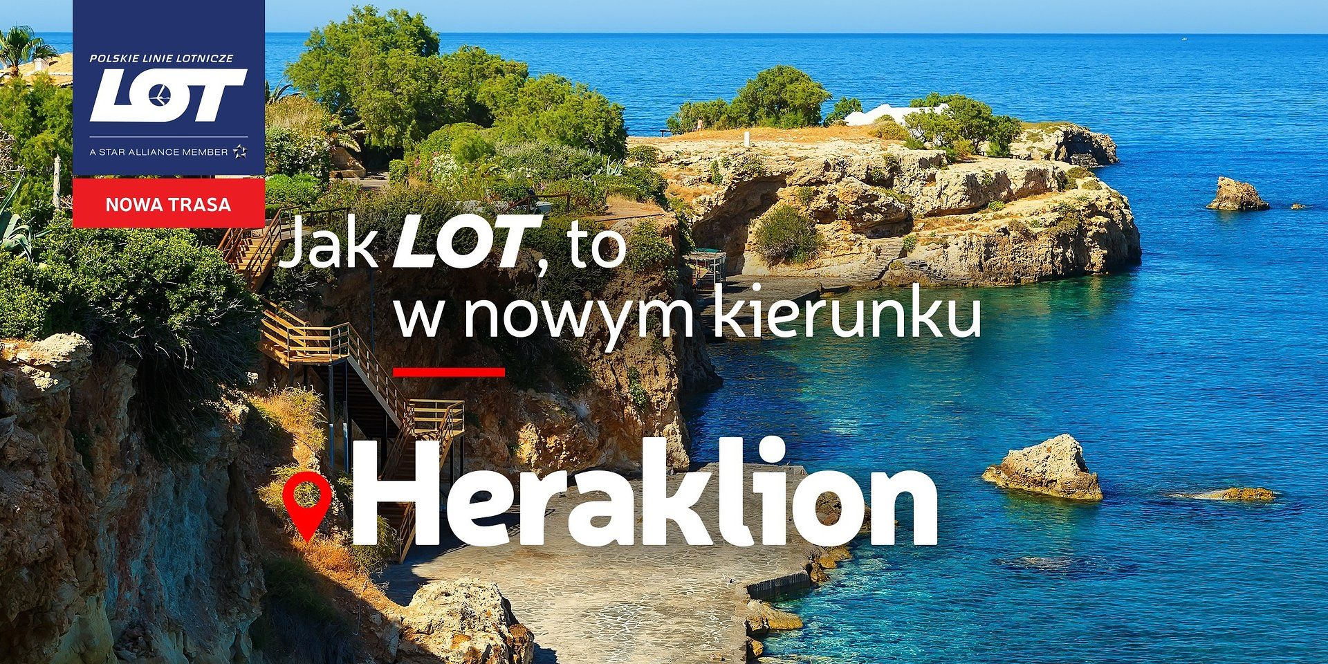 Grecki Heraklion to nowa trasa PLL LOT. Kierunek idealny na letnie podróże!