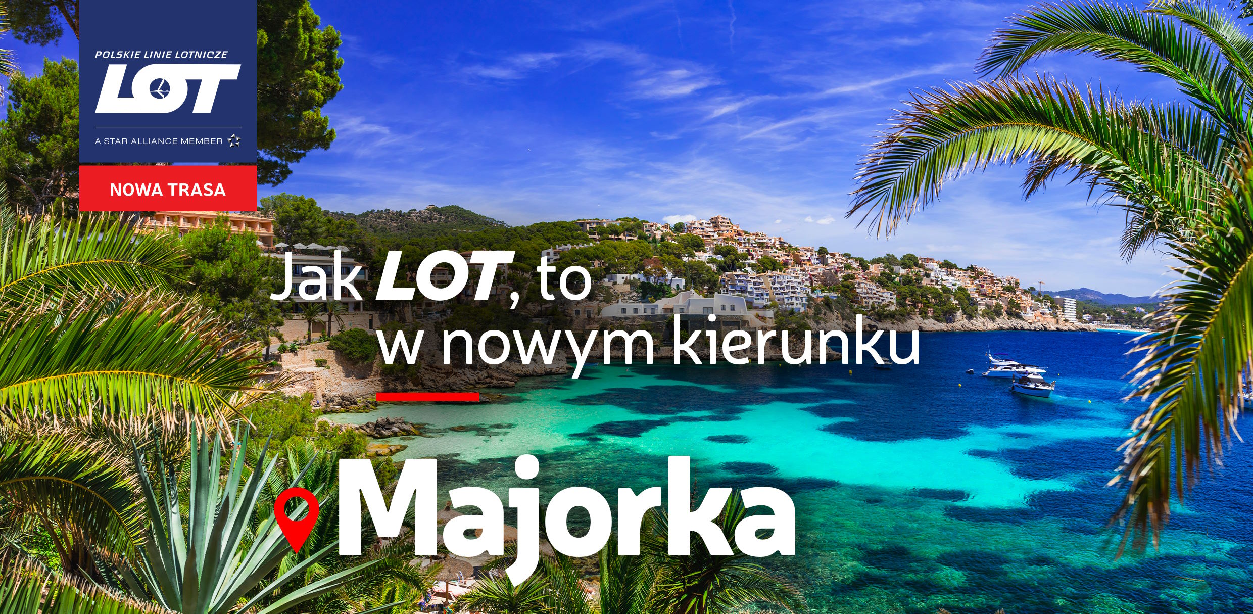 Majorka to kolejna nowa trasa PLL LOT. Start w sezonie letnim 2026